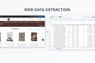scrape product data and organize it into excel or CSV