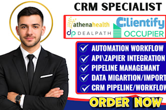 setup athenahealth practice crm deal path occupier clientify deal check zurple