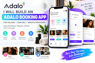build an adalo booking app for salons coaches and service providers
