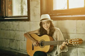 write and sing a heartfelt custom country wedding halloween song