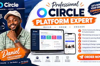 build circle so membersip site setup circle so community circle so online course