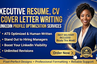 provide professional resume CV cover letter writing and linkedin services letter