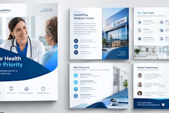 design a professional medical dental or medspa brochure