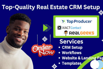 setup top producer, ixact contact, real geeks, market leader, agent crm, lofty