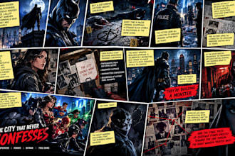 do comic book art and draw illustration comic book and graphic novel