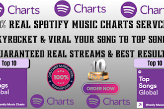 chart your spotify music and organic spotify growth for top 10 spotify chart