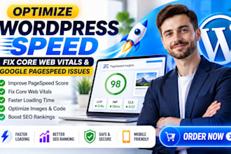 optimize wordpress speed fix core web vitals and google pagespeed issues