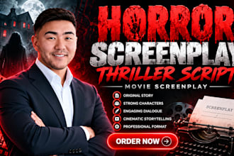 write horror screenplay thriller script movie screenplay