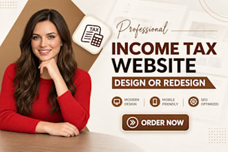 design income tax website, tax website design and tax preparation website