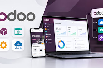 do odoo module development, website, customization and API