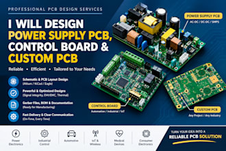 design power supply pcb,control board and custom pcb