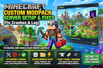 fix crash minecraft custom modpack server setup mods forge fabric neoforge games