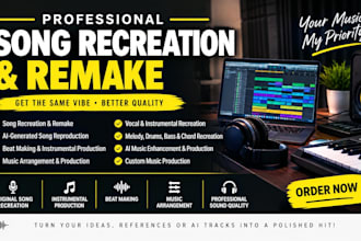 reproduce, remake song, recreate ai song, music producer, beat making, ai music