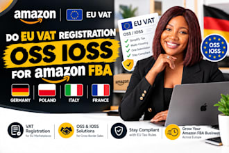 do eu vat registration oss ioss for amazon fba germany poland italy france