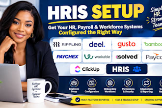 setup rippling deel gusto bamboohr paychex workable isolved paycor clickup hris