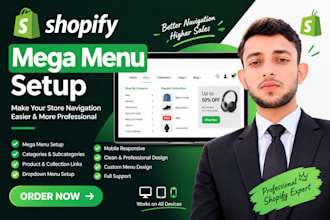 shopify mega menu setup