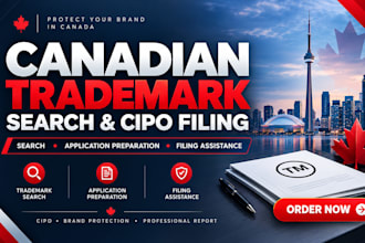 do canadian trademark search and cipo registration filing