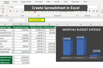 create custom budget spreadsheet