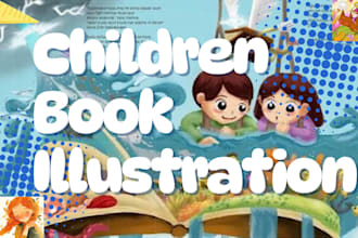 child book illustration, children story, kids picture book illustrator