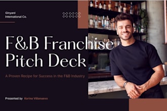 design franchise pitch deck franchise presentation franchise investor deck