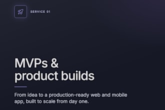 build your mvp product