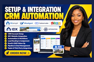 setup resimpli wise agent automation idx website salesmate zoho crm integration
