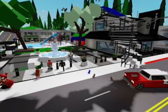 create roblox game icon, thumbnail, gfx and game art
