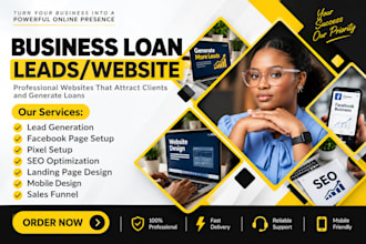loan website mca website business loan business website sba business loan leads