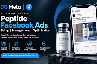 setup peptide facebook ads face book advertising peptide meta ads supplement ads