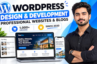 develop wordpress website design, wordpress development and web design