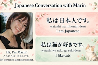 be your japanese conversation tutor