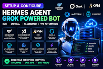 setup vps hermes agent grok powered bot kvm jarvis ai grok ai agents gpt6 astra