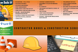 provide an accounting consultation and contractor needs assessment