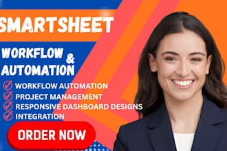 be your certified smartsheet workflows automation expert and dashboards designs