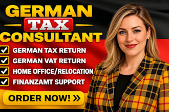 be german tax consultant, vat, tax declaration, employee, home office relocation