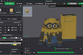 model slice and paint your stl file on bambu studio for 3d printing