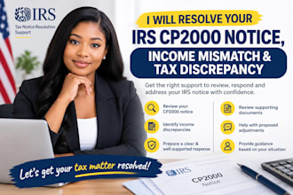 resolve your irs cp2000 notice, income mismatch and tax discrepancy