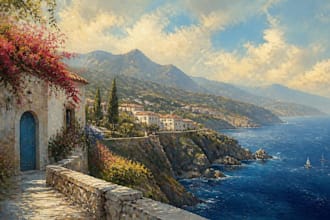 draw digital oil painting