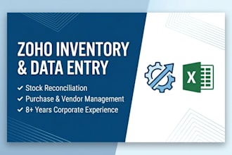 do zoho data entry, inventory management, and purchase tracking