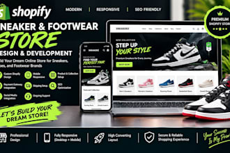 design a stunning shopify footwear store for your brand