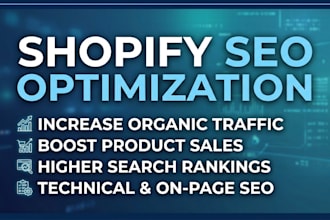 optimize your shopify store SEO to increase organic sales