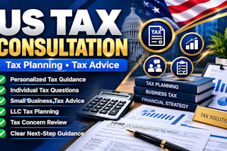 provide US tax consultation tax planning tax advice and business tax guidance