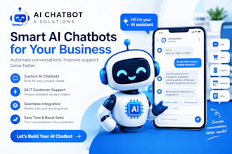 develop ai chatbot, ai website, ai mobile, as ai developer