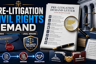 draft a strategic pre litigation civil rights demand letter