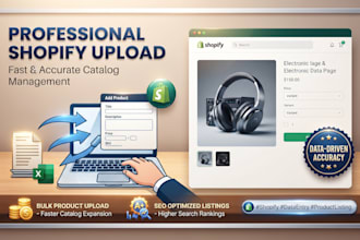 shopify product upload, product listings, description