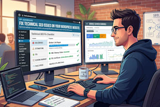 fix technical SEO issues on your wordpress website