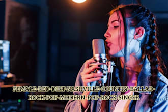 sing female red dirt nashville country ballad rock pop modern pop rock singer