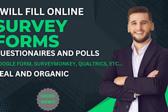 do online survey form filling, gather responses for online polls and contest