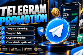 do telegram marketing, telegram promotion crypto promotion and telegram ads