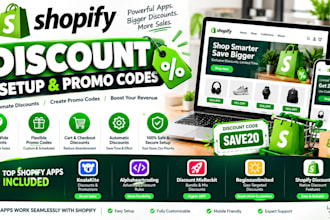 setup shopify discoungt discounty smart koala kite alpha heartcoding discount